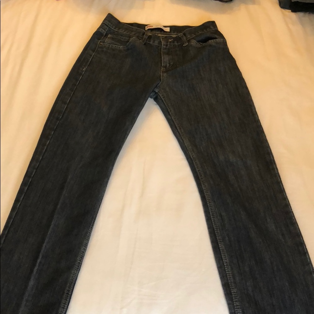 Boys Levi’s 514 Straight Jeans, Medium Wash Sz 18R